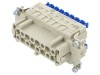 HARTING Conector HDC Mamă 16A 16+PE, Pin 16, Han ES Press, 500V, Cod 09330162778