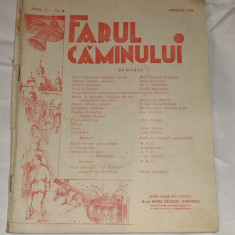 REVISTA FARUL CAMINULUI Anul V - Nr.8, APRILIE 1938