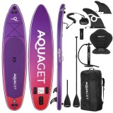 Set placa SUP gonflabila 350x84x15 cm cu scaun kayak si vasla 2 &icirc;n 1, mov
