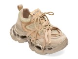 Cumpara ieftin Pantofi sport GRYXX bej, Q2552, din material textil si piele naturala