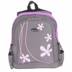 Rucsac Graffiti Lamonza, 43 cm, Gri/Roz foto