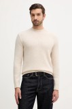 Sisley pulover din amestec de l&acirc;nă culoarea bej, light, 18AYS104L
