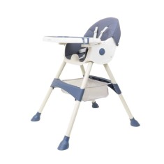 Scaun de masa pliabil pentru copii 5-72 luni, balansoar, albastru, capacitate 50kg