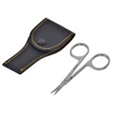 Foarfeca Unghii Cuticule Inox 9cm cu Husa Neagra - Precizie, Durabilitate, Manichiura Perfecta