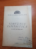 Program teatrul de opereta si balet 1965 - simfonia fantastica