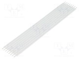 Conector cablu jumper flexibil TE Connectivity 2,54mm 8 pini drepte 101,6mm