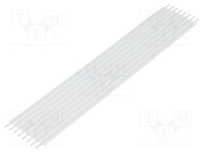 Conector cablu jumper flexibil TE Connectivity 2,54mm 8 pini drepte 101,6mm foto