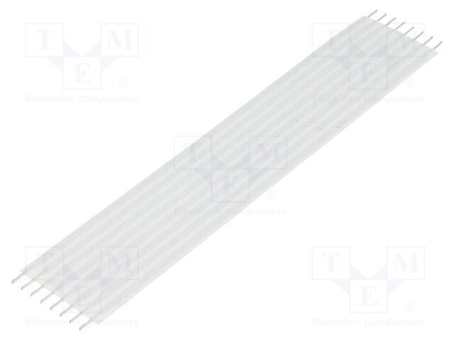 Conector cablu jumper flexibil TE Connectivity 2,54mm 8 pini drepte 101,6mm