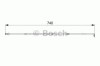 Senzor de avertizare,uzura placute de frana OPEL ZAFIRA A (F75) (1999 - 2005) BOSCH 1 987 474 587