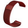 Curea tip Milanese Loop compatibila cu Fossil Gen 5 Smartwatch, Telescoape QR, 22mm, Metalic Red, Very Dream