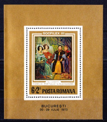 TSV$ - 1973 LP 827 &amp;bdquo;SOCFILEX III&amp;rdquo;, COLITA DANTELATA MNH/** LUX foto