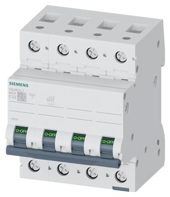 Siguranta automata 32A 3P+N C 6ka Siemens 5SL6632-7 foto