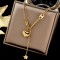 Lantisor Inox Auriu - INIMA N1341