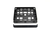 Suport numar inmatriculare negru pentru motocicleta 15 x 19cm AVX-AM01166