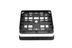 Suport numar inmatriculare negru pentru motocicleta 15 x 19cm AVX-AM01166
