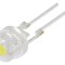 LED 5mm Alb Rece 14400-18000 mcd 35-40 lm 140&deg; Raster 2,5mm - Iluminare Eficientă și Durabilă