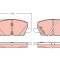 TRW GDB2407 set placute frana,frana disc