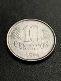 B 11 Moneda 10 Centavos 1994 Brazilia