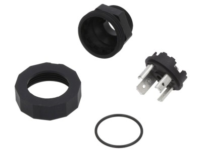 Conector cu valvă tată 16A, IP65 foto