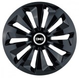 Cumpara ieftin Set 4 capace roti pentru Dacia Nou, model Fox Black, R16, Autohelix MSA