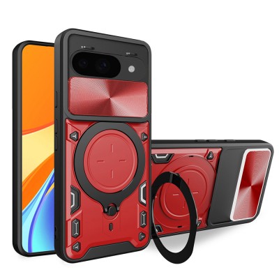 Husa pentru google pixel 9a - guard pro anti-spy, red foto
