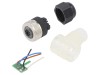 Conector M12 Mamă pe Cablu Lumberg Automation, IP67, 4 Pini, cu Diodă LED, Unghi 90 Grade