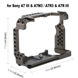 Stabilizator de cușcă pentru cameră video Hgry pentru Sony A7 III A7M3 / A7R3 A7, Oem