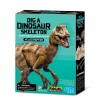 Set Excavare Dinozaur Velociraptor 4M - Joc Educativ Stiinta, Sapa si Descopera, Schelet 21cm, 8+ Ani