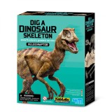 Set educativ Sapa si descopera Dinozauri - Velociraptor, 4M