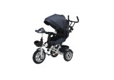 Tricicleta 4in1 cu lumina, muzica si sezut reversibil, varsta 1-6 ani, greutate maxima 50 kg, 85x40x100cm, negru