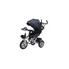 Tricicleta 4in1 cu lumina, muzica si sezut reversibil, varsta 1-6 ani, greutate maxima 50 kg, 85x40x100cm, negru