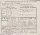 118S Adeverință de studii, 1935, Școala primară particulară confesională romano-catolică Cluj
