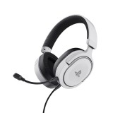 Casti Trust GXT 498W Forta cu fir, alb
