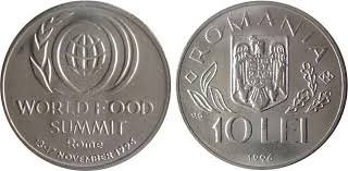 Romania 1996 - 10 lei World Food Summit UNC foto