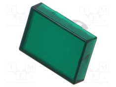Lentilă 16mm 51 Verde Plastic EAO 15,3x21,5mm