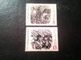 2 Serii Bulgaria : 1988 100 Ani Indep. fata de Turcia 2 valori si 1989 45 Ani Revolutia Populara , 3 valori