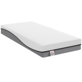 HOMCOM Saltea tip cu arcuri pocket cu spumă memory infuzată cu ceai verde H3 duritate Oeko-TEX &amp; CertiPUR 200x90x20 cm Gri | Aosom Romania