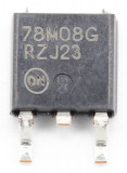 78M08 REGULATOR DE TENSIUNE+8V/0,5A, 7808 SMD TO-252 MC78M08CDTRKG Circuit Integrat ON SEMICONDUCTOR