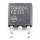 78M08 REGULATOR DE TENSIUNE+8V/0,5A, 7808 SMD TO-252 MC78M08CDTRKG Circuit Integrat ON SEMICONDUCTOR