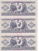 BANCNOTA 20 FORINTI / FORINT - UNGARIA / RP UNGARA, anul 1975 ,x3 SERIE CONSECUTIVA