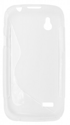 Husa silicon S-line transparenta pentru HTC Desire X foto