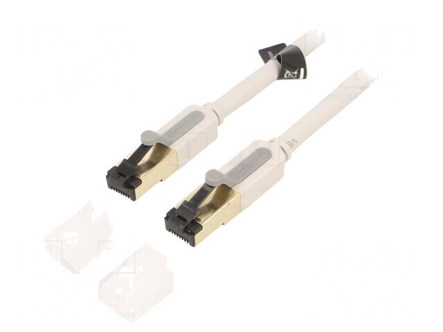 Patch Cord Ethernet S/FTP PVC Gri 5m RJ45