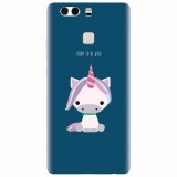 Husa silicon pentru Huawei P9 Plus, Horn To Be Wild Cute Unicorn