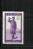 ROMANIA 1957 - 80 ANI DE LA RAZBOIUL PENTRU INDEPENDENTA, MNH - LP 437, Nestampilat