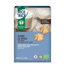 Biscuiti Fara Gluten Fiori Di Riso cu Iaurt Bio Probios 250gr Cod: 8018699011162 foto