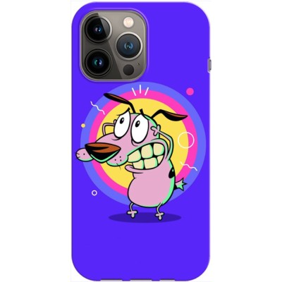 Husa compatibila cu Apple iPhone 14 Plus model Courage the Cowardly Dog, Silicon, TPU, Viceversa foto