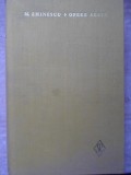 Opere Alese Vol. III Mihai Eminescu: Literatura Populara, Editura Minerva 1973, Colectia Scriitori Romani, Coperta Cartonata