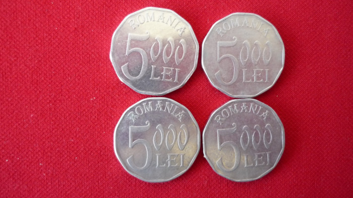 5000 LEI 2001; 2002; 2003; 2004. LOT ***