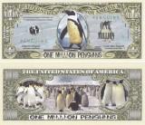!!! SUA = FANTASY NOTE = PINGUINII - 2004 - UNC
