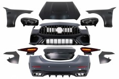 Pachet Exterior Mercedes C-Class W205 Sedan (2018-2022) Conversie la W206 C63 Design Performance AutoTuning foto